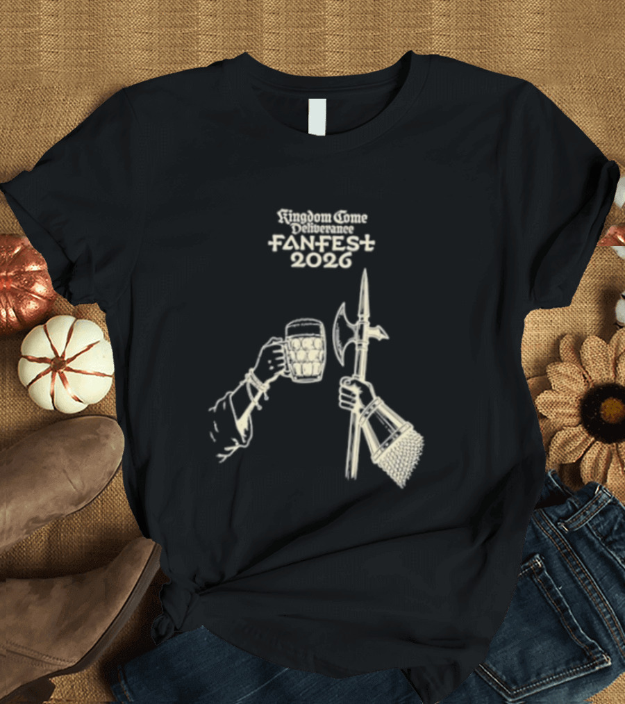 Kingdom Come Deliverance Fanfest 2026 RPG And Axe Celebration T-Shirt