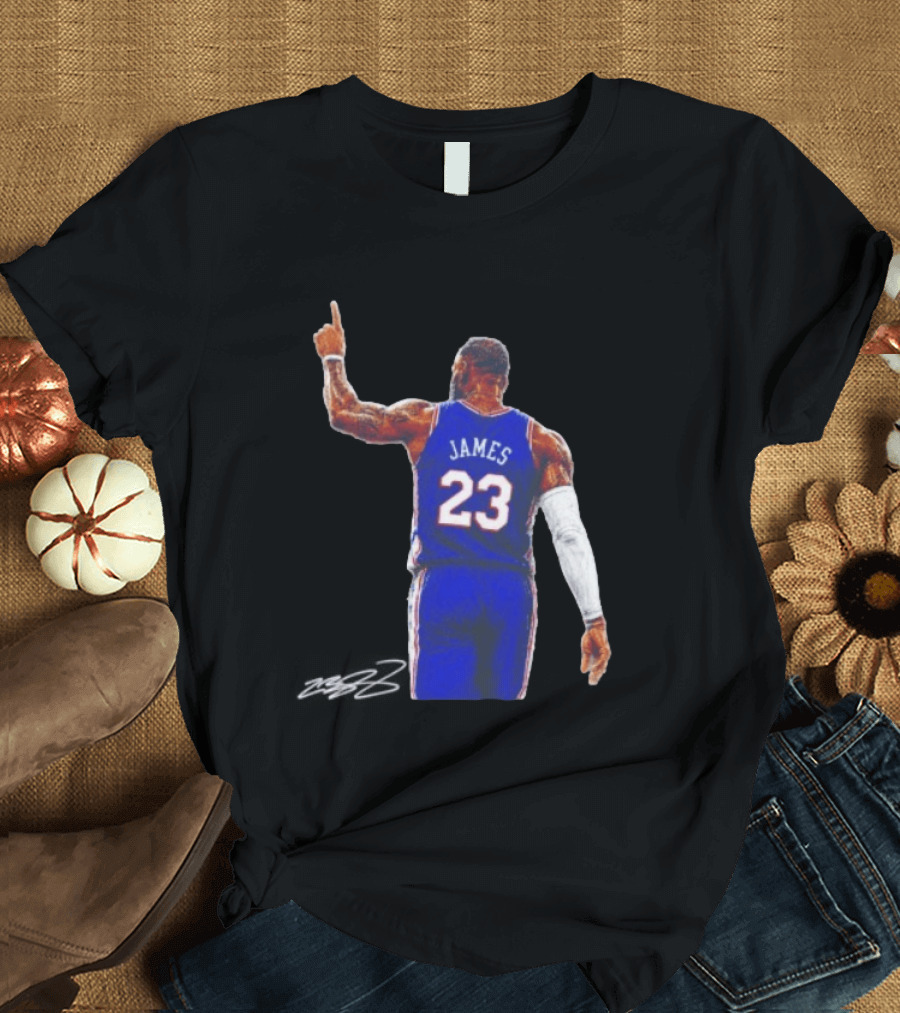 LeBron James 23 Philadelphia 76ers Jersey Iconic Basketball T-Shirt