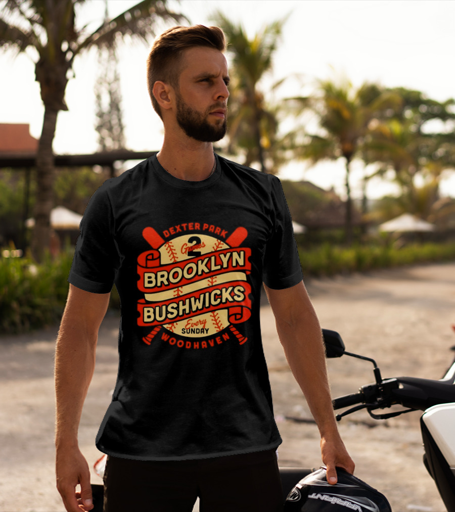 Dexter Park 2 Games Brooklyn Bushwicks Every Sunday Woodhaven T-Shirt