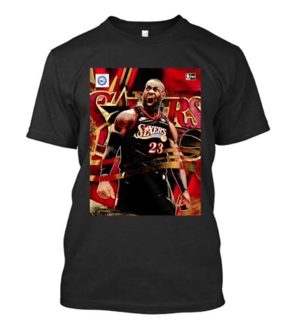 Philadelphia 76ers LeBron James NO.23 NBA Nike NBA League Basketball T-Shirt