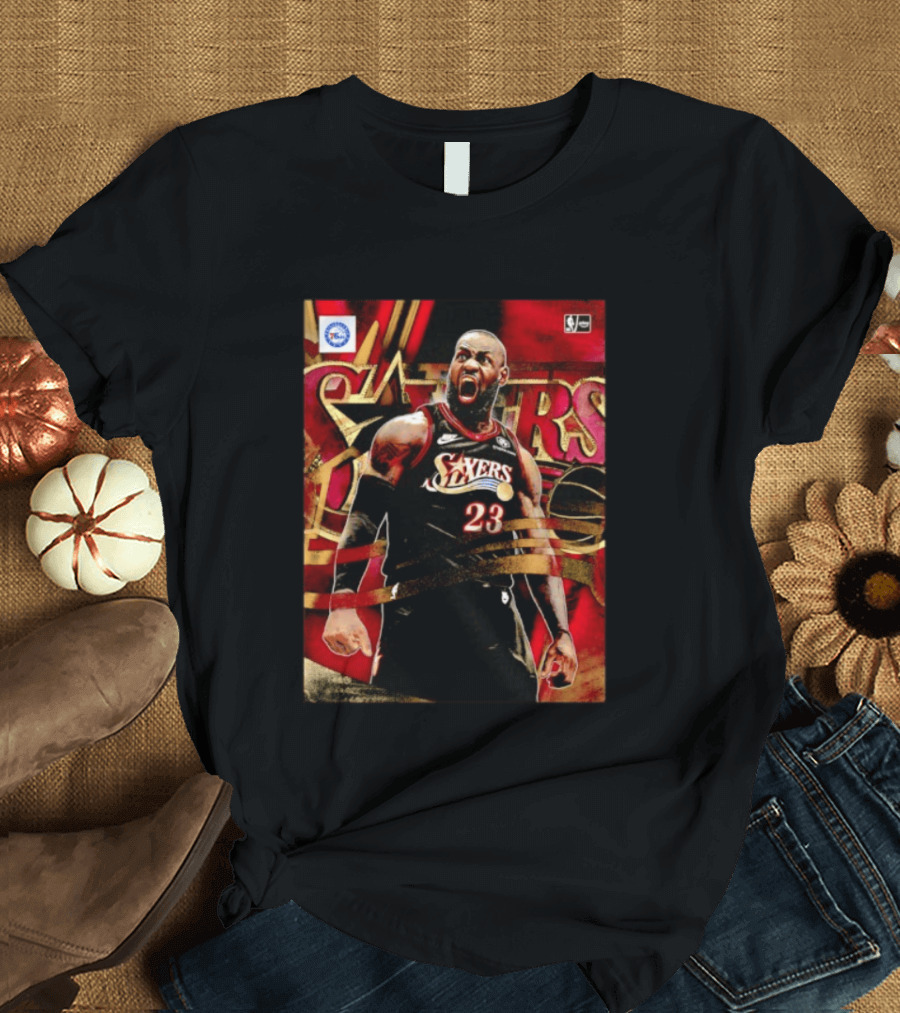 Philadelphia 76ers LeBron James NO.23 NBA Nike NBA League Basketball T-Shirt