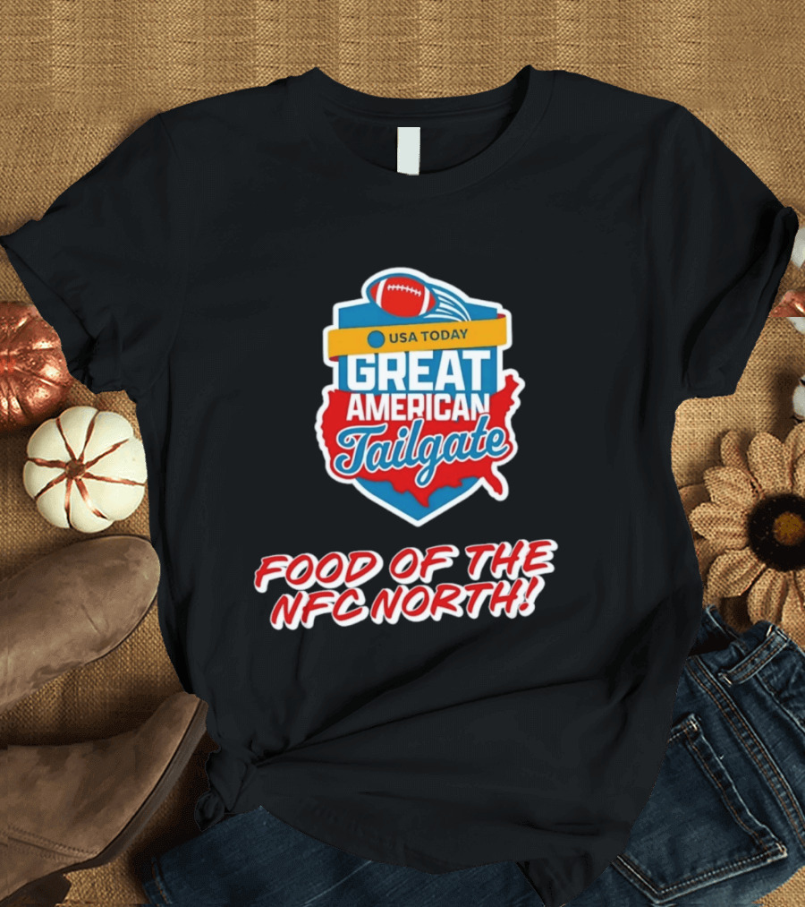 USA Today Great American Tailgate Food Of The NFC North T-Shirt