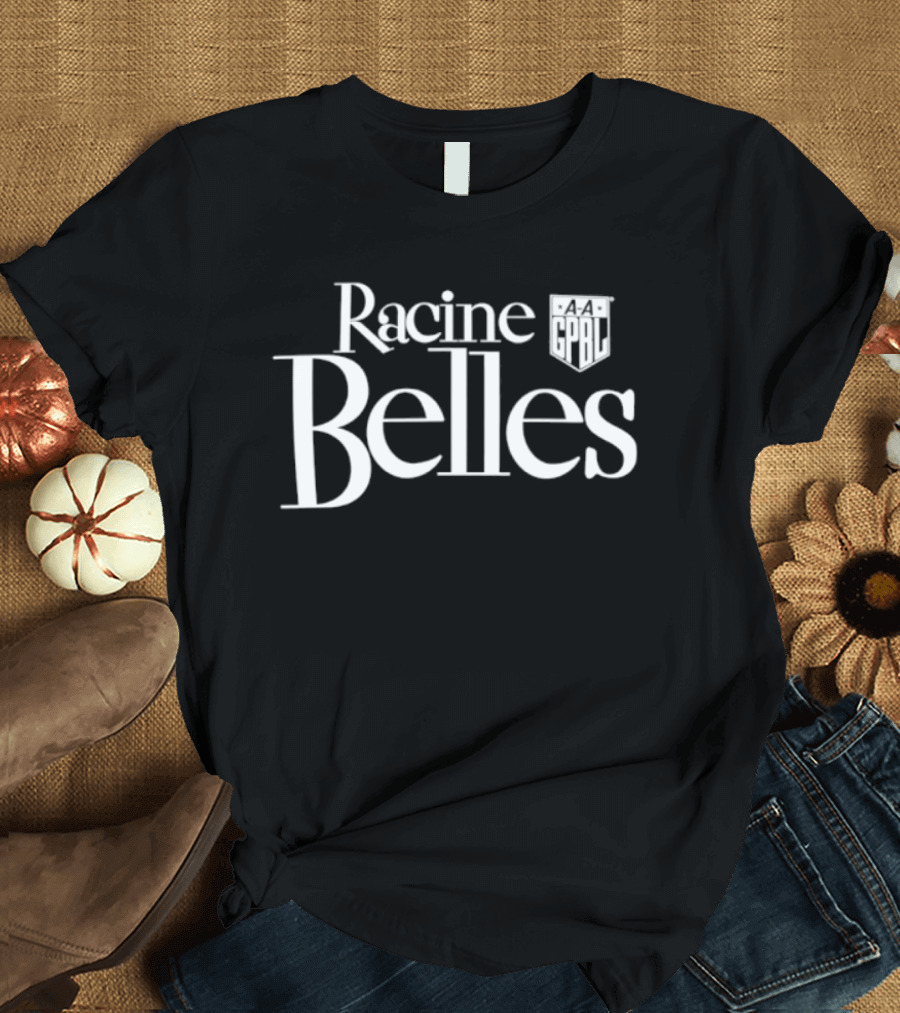 Racine Belles All American Girls Professional Baseball League AAGPBL T-Shirt