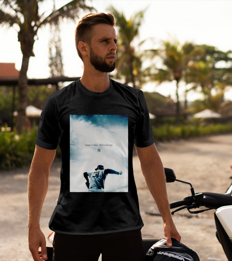 Same Schlitt Different Day Yankees Pitcher 31 T-Shirt
