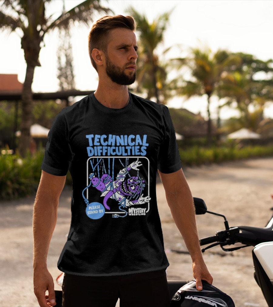 Technical Difficulties Please Stand By Monster Mashup T-Shirt