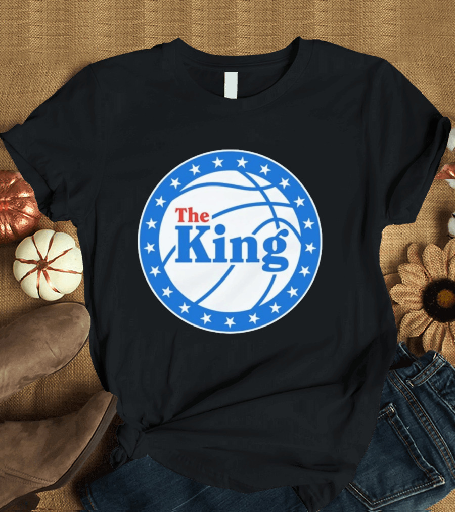 The King Philly Basketball Circle Stars T-Shirt