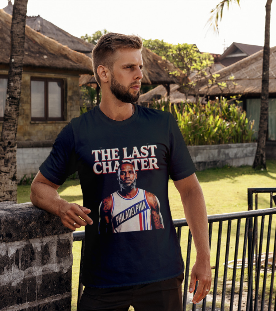 The Last Charter LeBron James Philadelphia 76ers Basketball Jersey T-Shirt