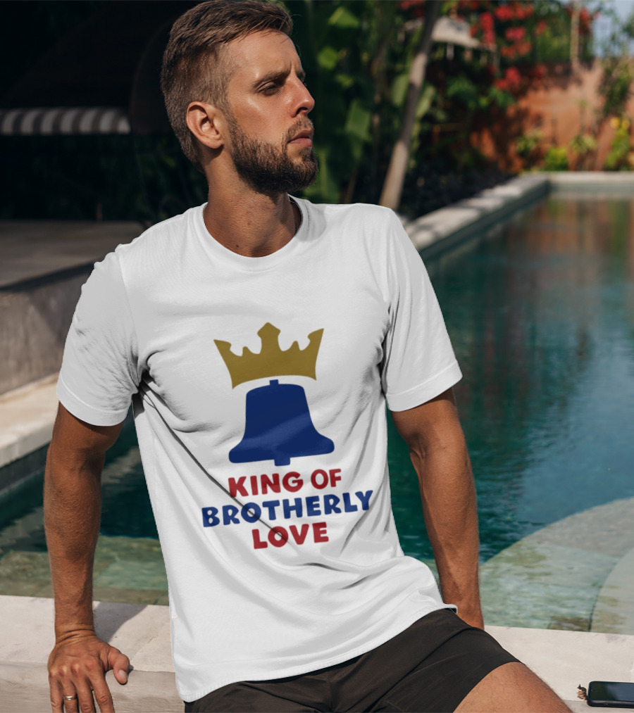 Philadelphia 76ers King Of Brotherly Love LeBron James T-Shirt