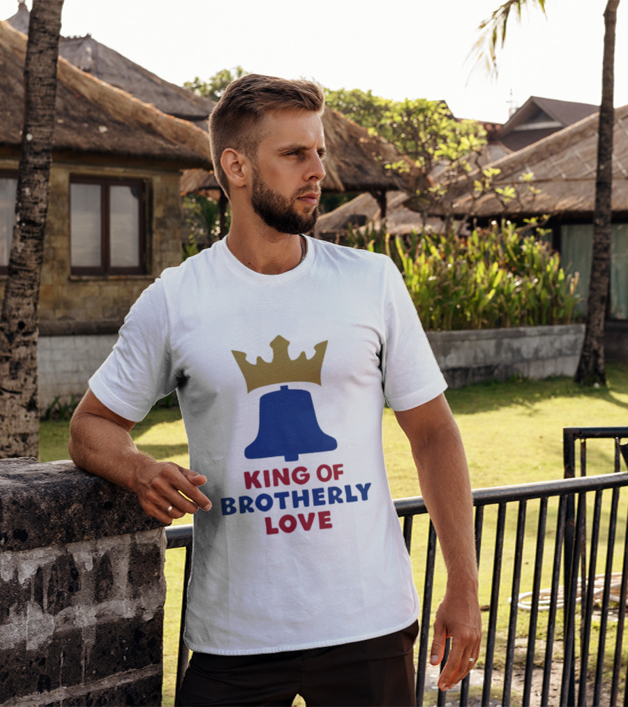 Philadelphia 76ers King Of Brotherly Love LeBron James T-Shirt