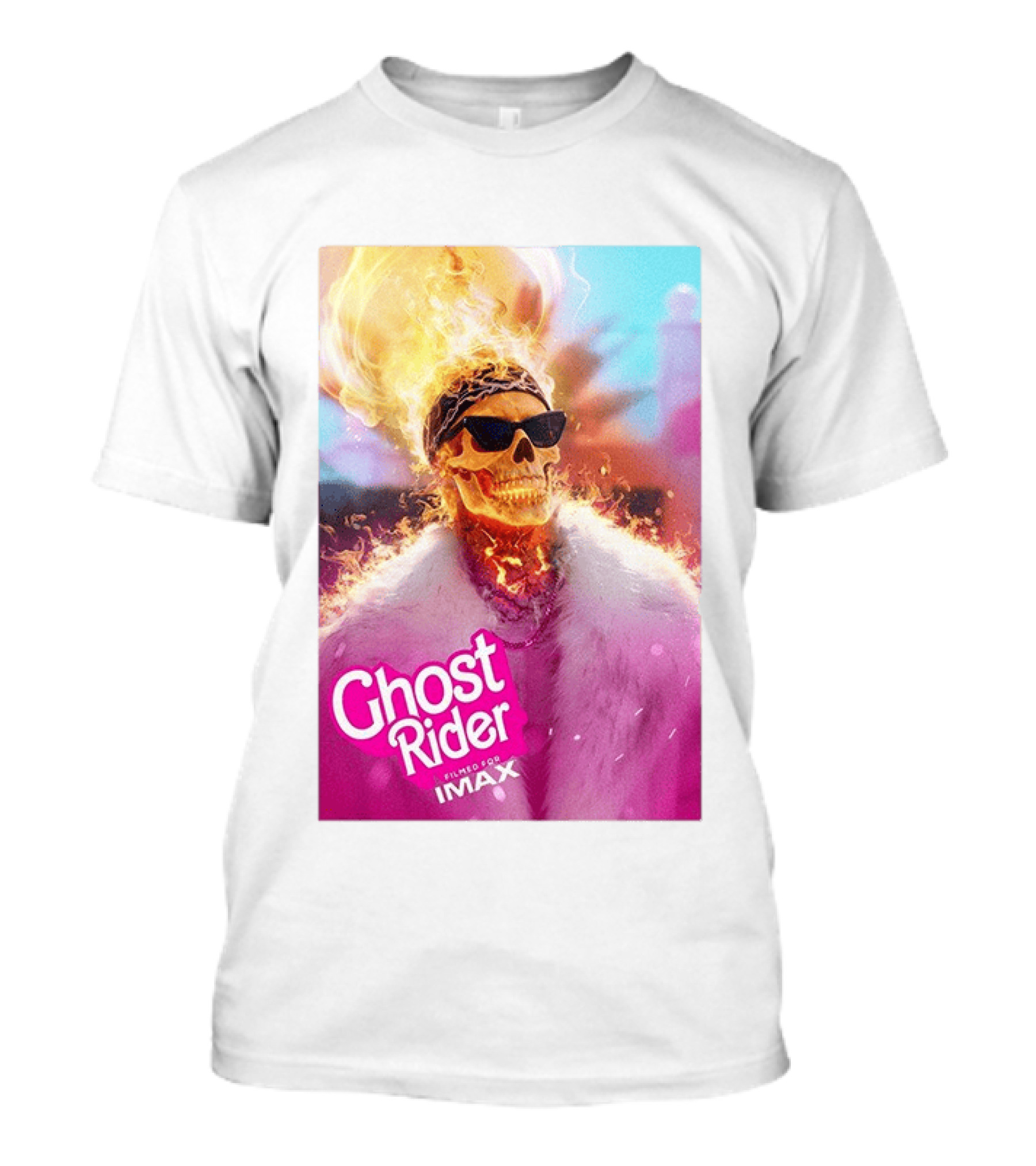 Ryan Gosling Barbie Ghost Rider Filmed For IMAX T-Shirt