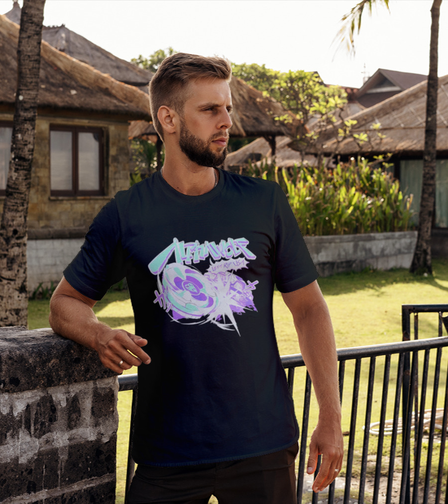 Alpha Wolf Left Rip USA Beyblade Anime Burst T-Shirt