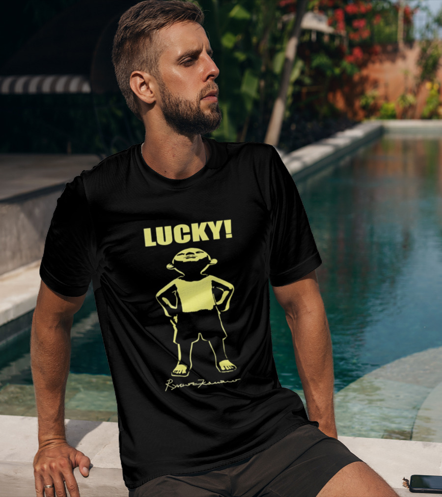 Lucky Jordan Peele Silhouette By Ronald Brantley T-Shirt