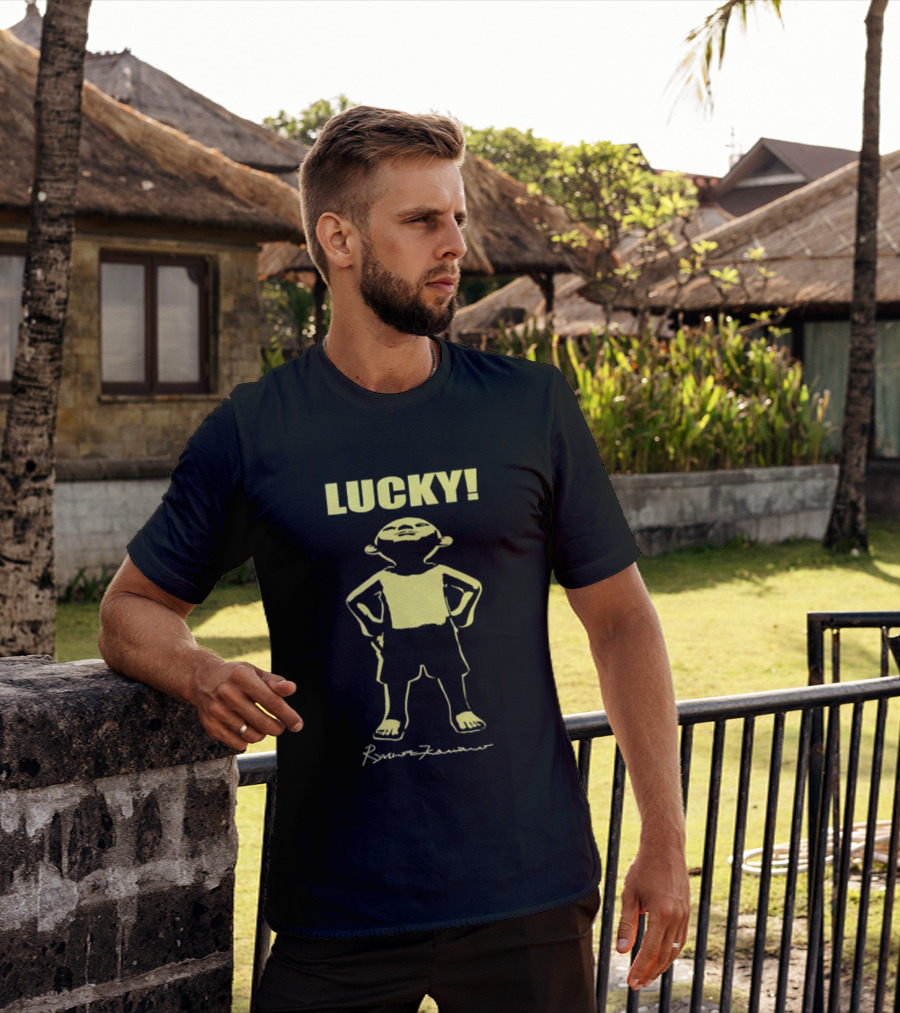 Lucky Jordan Peele Silhouette By Ronald Brantley T-Shirt