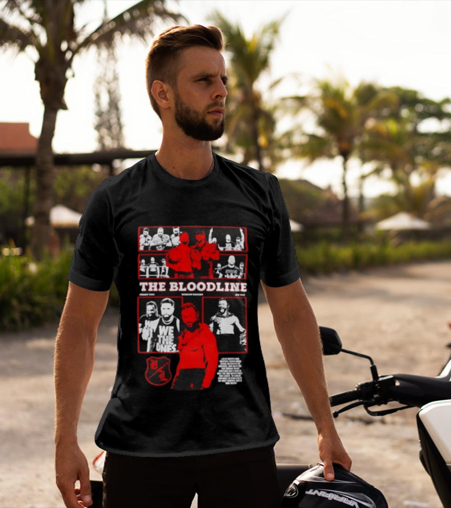 The Bloodline WWE Roman Reigns Jimmy Uso Jey Uso We The Ones Collage 8 1 T-Shirt