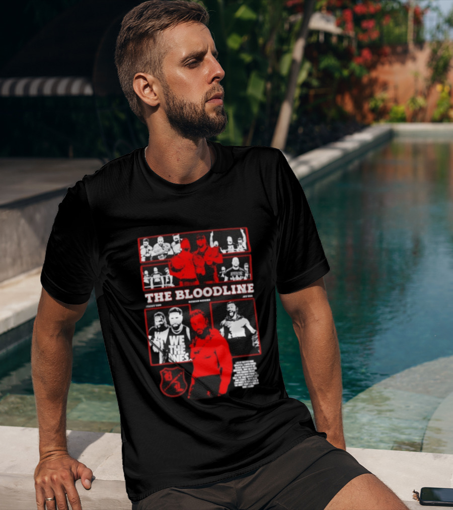 The Bloodline WWE Roman Reigns Jimmy Uso Jey Uso We The Ones Collage 8 1 T-Shirt