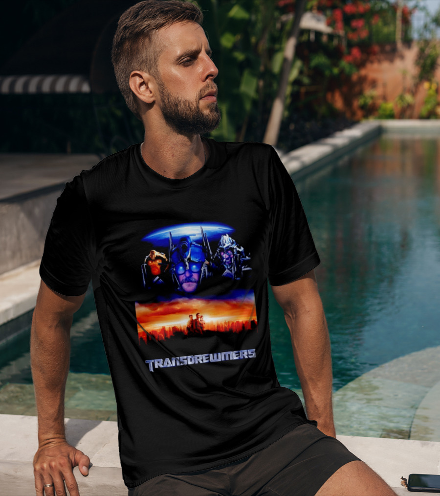 Transdrewmers Sci Fi Inspired Characters And Cityscape Compilation T-Shirt