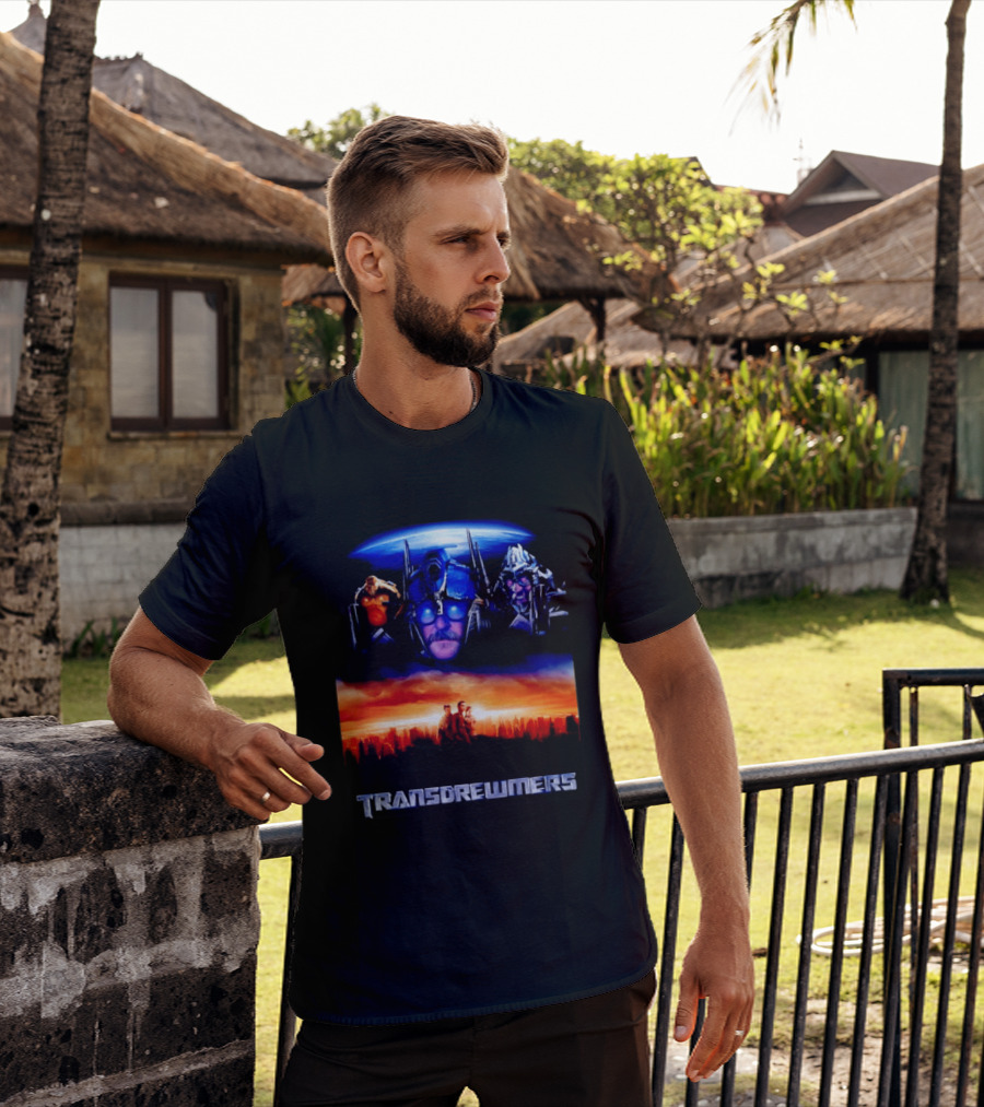 Transdrewmers Sci Fi Inspired Characters And Cityscape Compilation T-Shirt