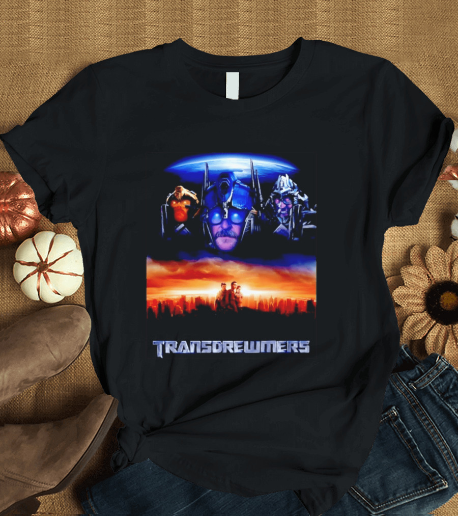 Transdrewmers Sci Fi Inspired Characters And Cityscape Compilation T-Shirt