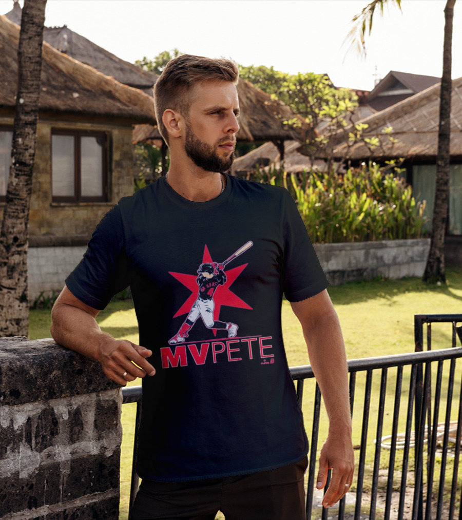 MVPete Baseball Player 4 AFMS Red Star T-Shirt