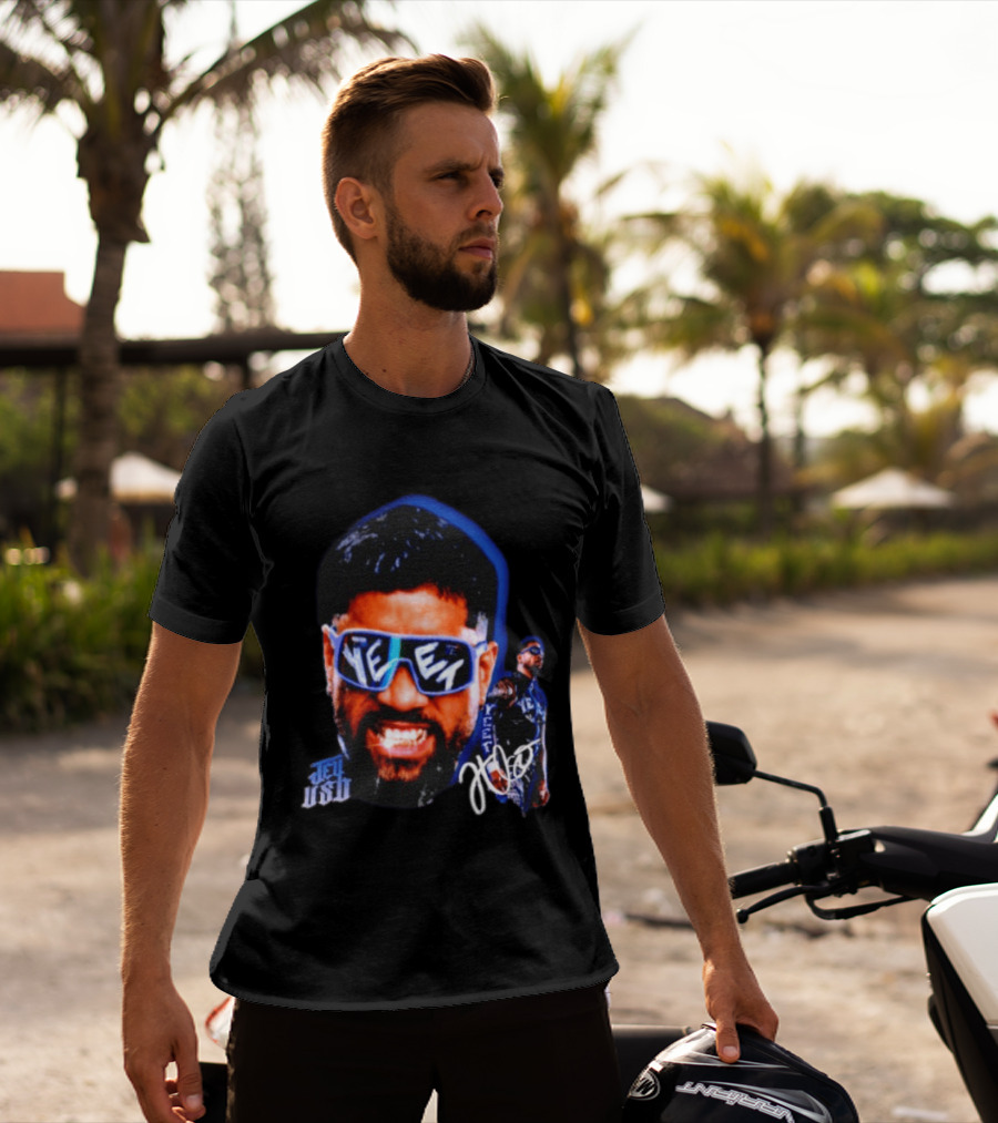 Jey Uso Yeet WWE Wrestling Bloodline Autograph Sunglasses T-Shirt