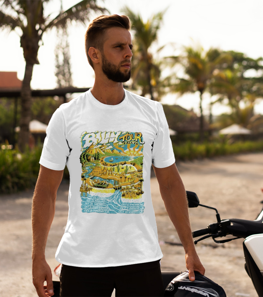 Billy Tour Fall '26 West Coast Concert Dates San Diego Oakland Eugene Everett T-Shirt