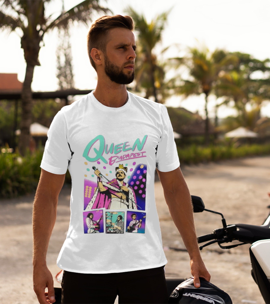 Queen Budapest Anniversary Vest 40th Pop Concert T-Shirt