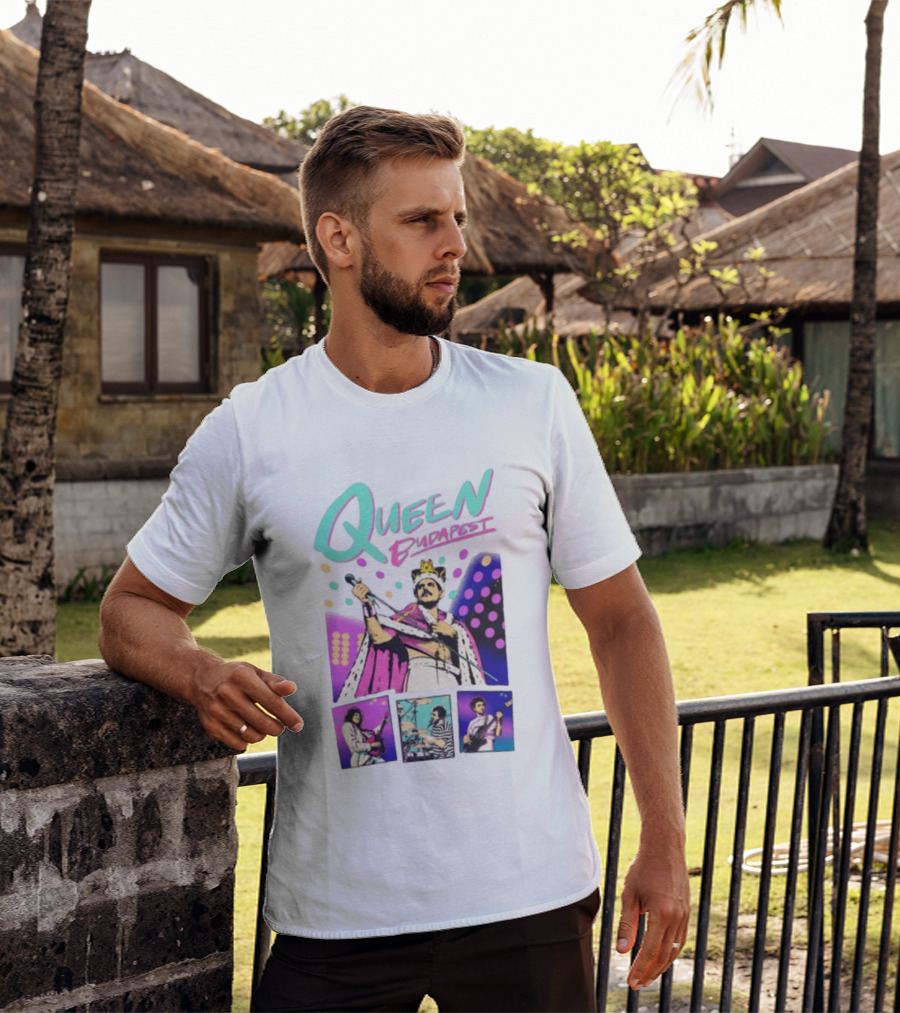 Queen Budapest Anniversary Vest 40th Pop Concert T-Shirt