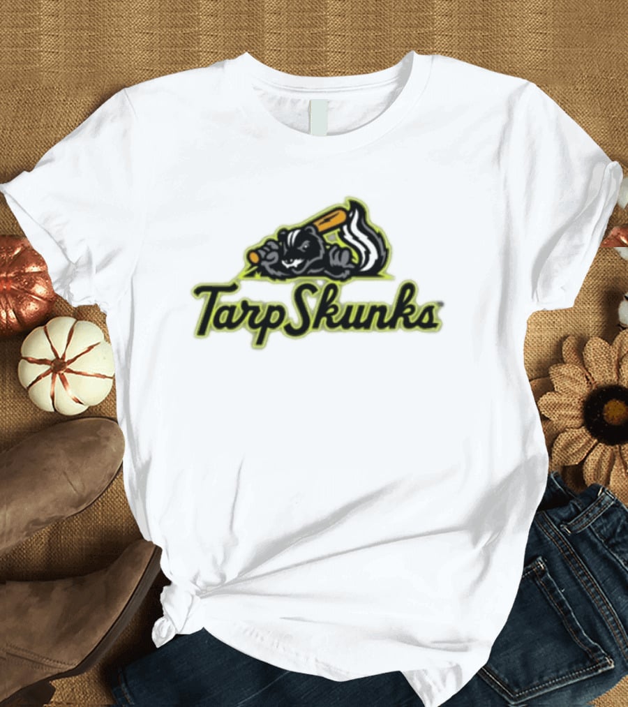 Tarp Skunks Minor League Baseball Team T-Shirt