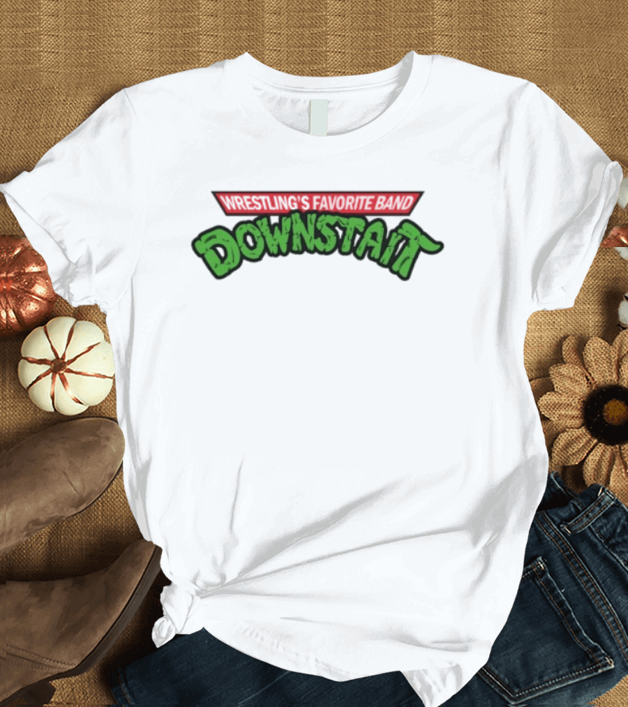Wrestling's Favorite Band Downstait Wrestling Music T-Shirt