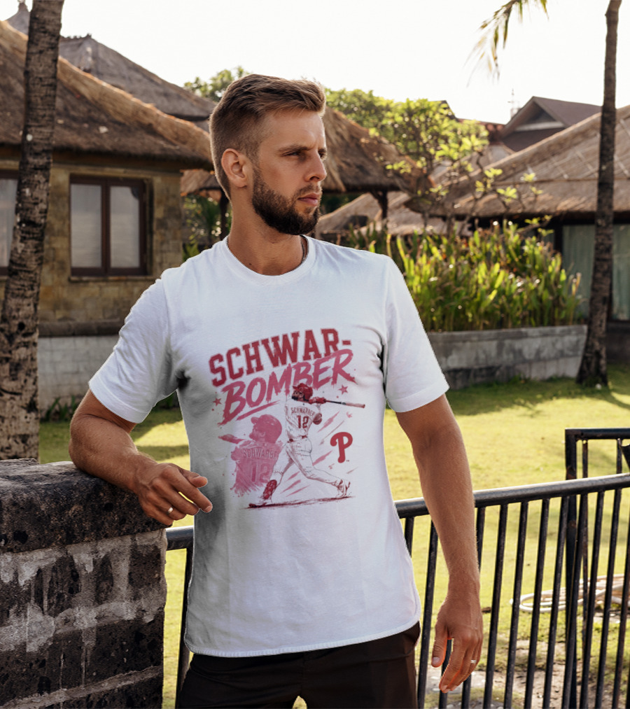 Schwar Bomber Kyle Schwarber Philadelphia Phillies Baseball T-Shirt