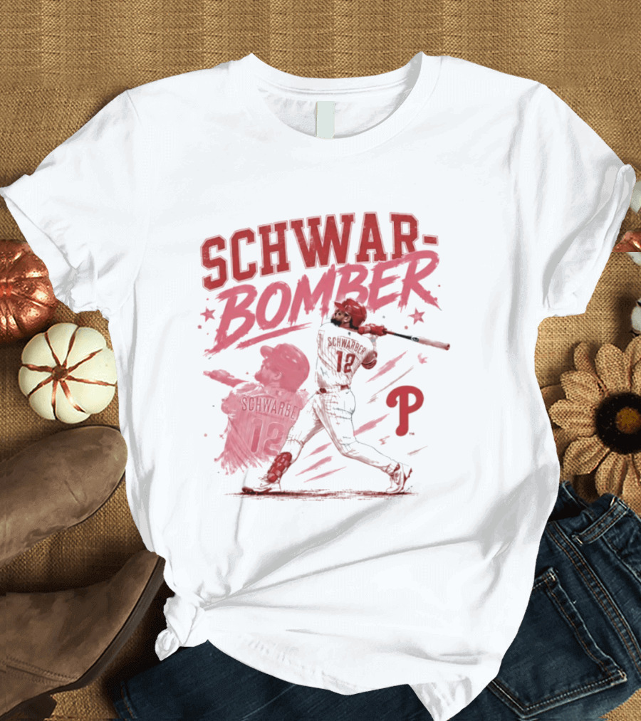 Schwar Bomber Kyle Schwarber Philadelphia Phillies Baseball T-Shirt