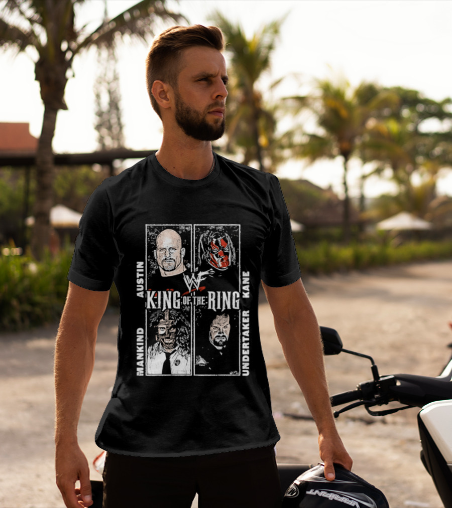 WWF King Of The Ring Austin Kane Mankind Undertaker T-Shirt