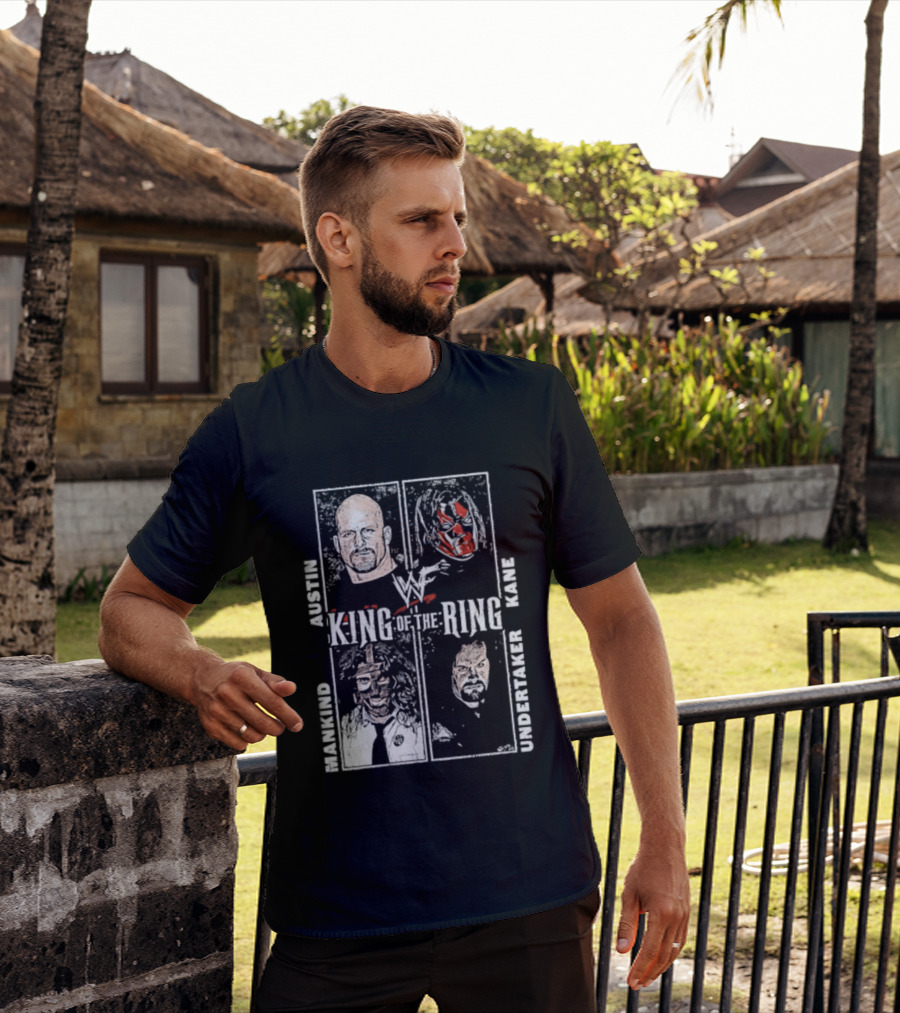 WWF King Of The Ring Austin Kane Mankind Undertaker T-Shirt