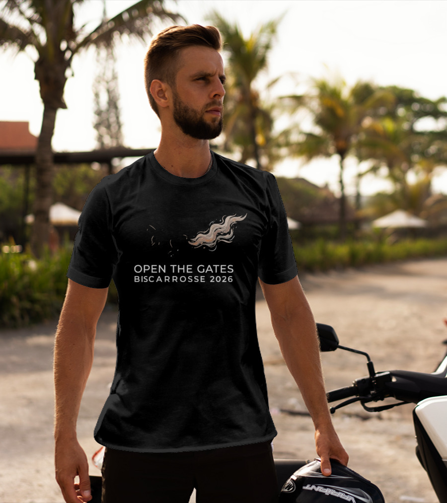 Open The Gates Biscarrosse Horse Rescue 2026 Wildfire Survivor T-Shirt