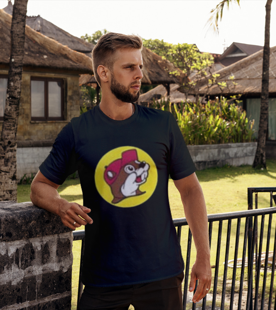 Buc Ee's Fresh Brisket On The Board Two Sided Beavers Texas BBQ T-Shirt