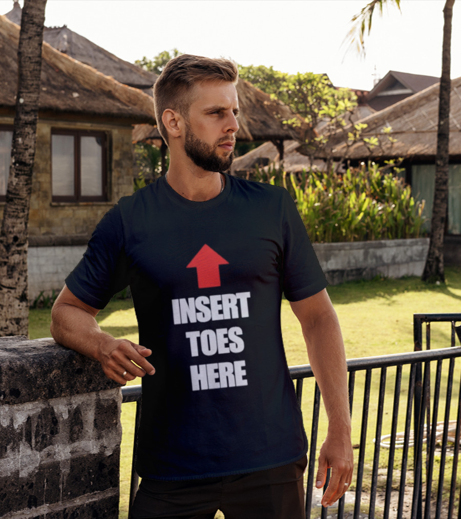 Insert Toes Here Red Arrow Top T-Shirt