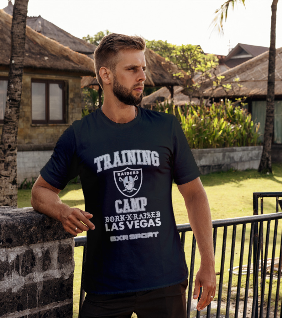 Las Vegas Raiders Training Camp Born X Raised EXR Sport T-Shirt