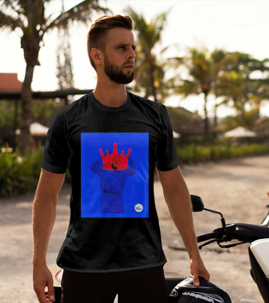 LeBron James NBA All Star Crown Philadelphia 76ers T-Shirt