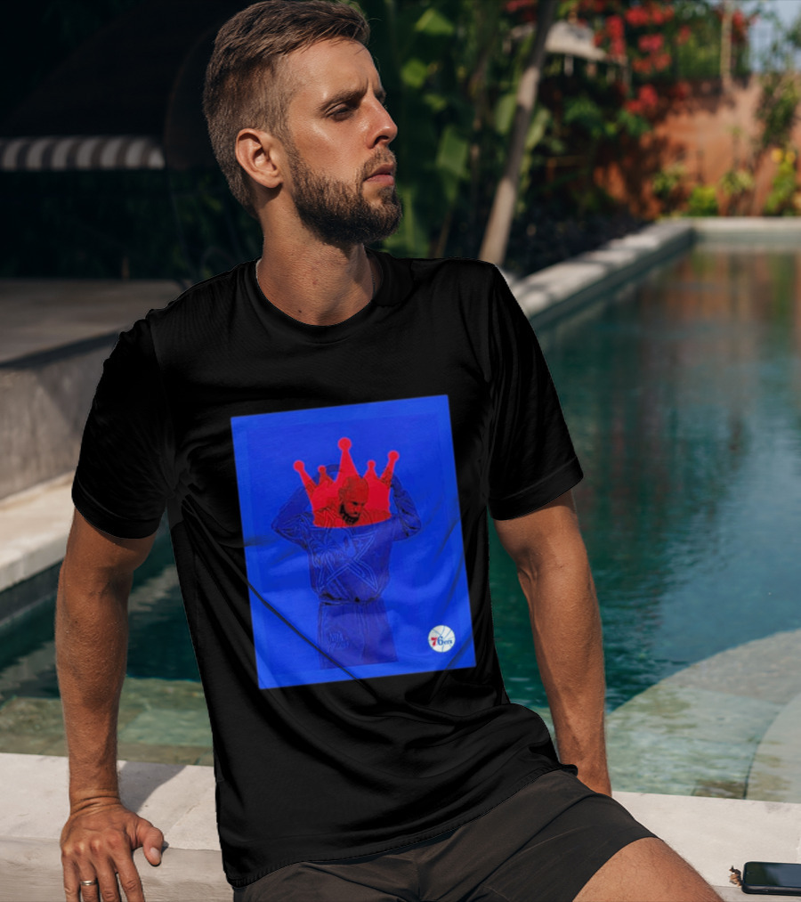 LeBron James NBA All Star Crown Philadelphia 76ers T-Shirt