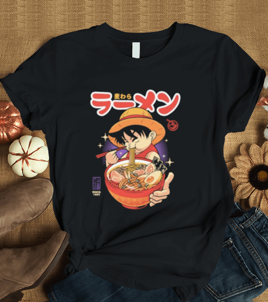 Luffy Ramen Iwara One Piece Since 1997 T-Shirt