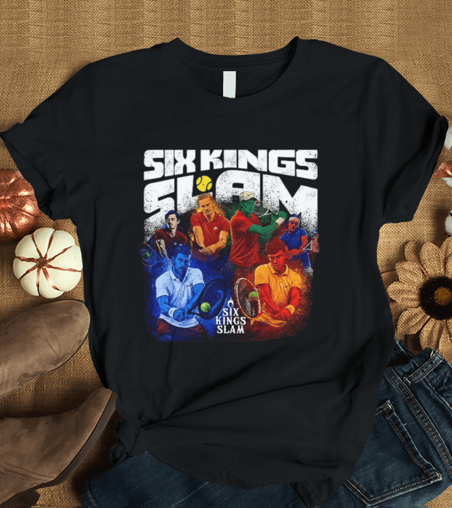 Six Kings Slam Tennis 2026 Iconic Players Edition T-Shirt