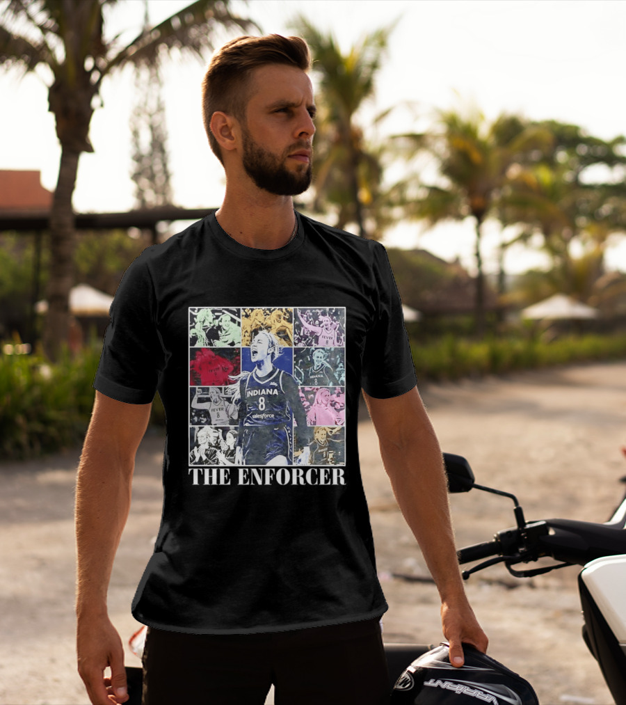 The Enforcer Indiana Fever 8 Indiana Fever Salesforce Sophie Cunningham T-Shirt