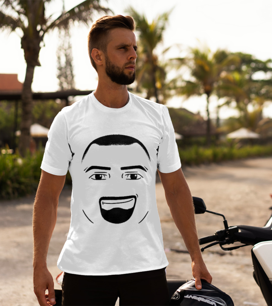 Aldoswag Roblaldo Smiling Face Drawing T-Shirt