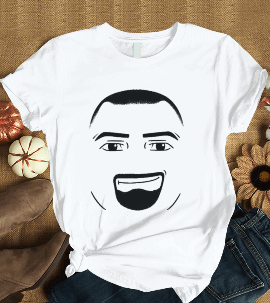 Aldoswag Roblaldo Smiling Face Drawing T-Shirt