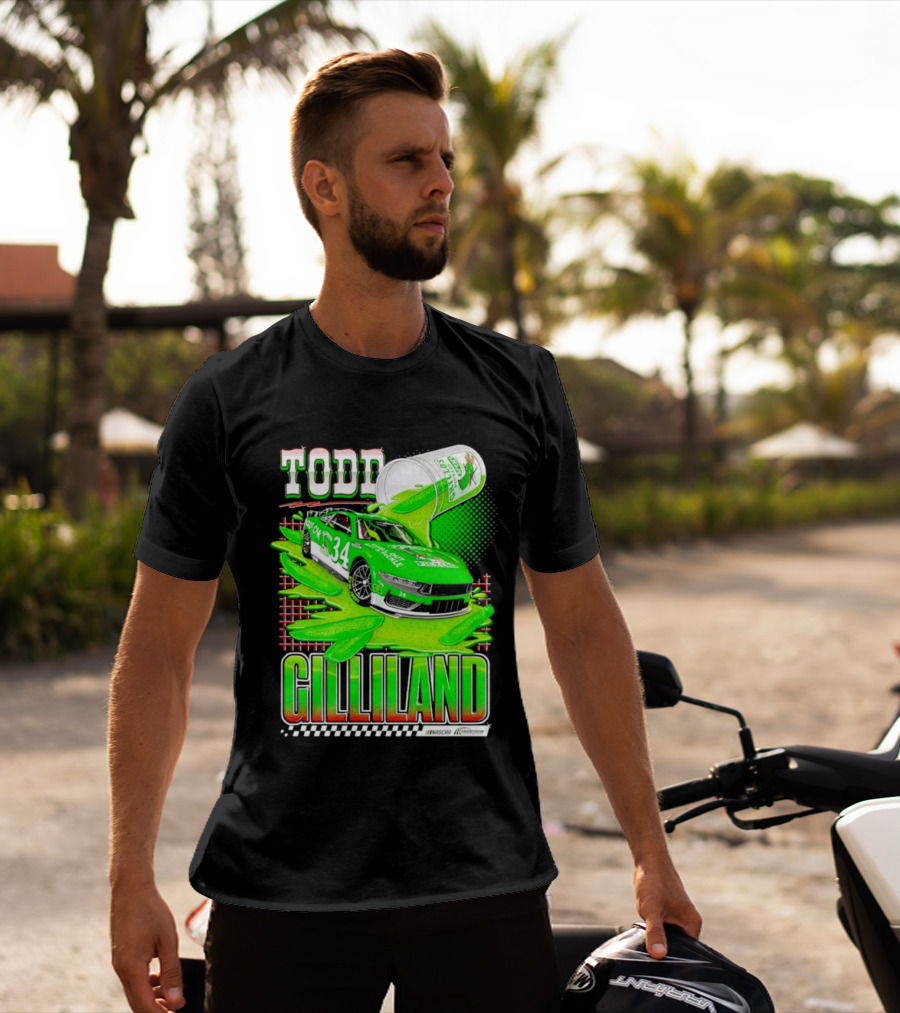 Todd Gilliland NASCAR 34 Pickle Juice Racing Car Victory 2026 T-Shirt
