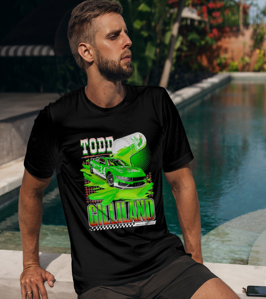 Todd Gilliland NASCAR 34 Pickle Juice Racing Car Victory 2026 T-Shirt