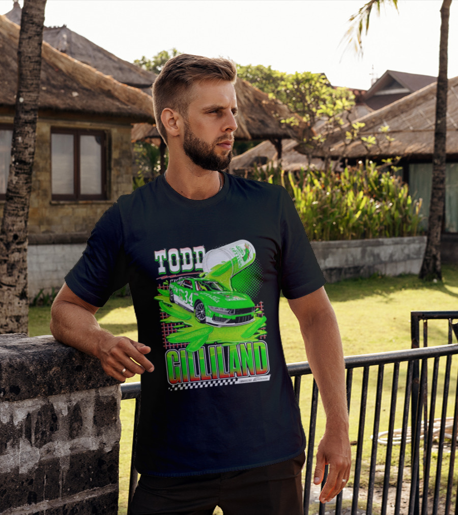 Todd Gilliland NASCAR 34 Pickle Juice Racing Car Victory 2026 T-Shirt