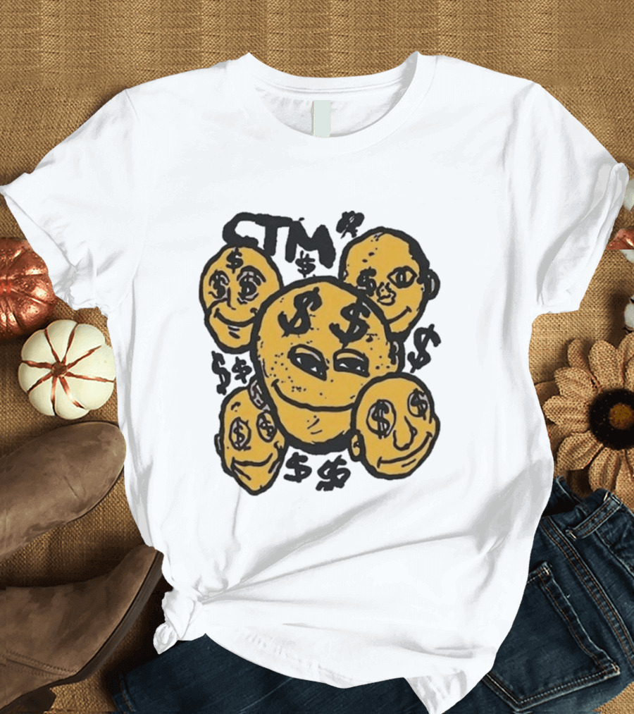 CTM Money Faces Dollar Sign Expressions T-Shirt