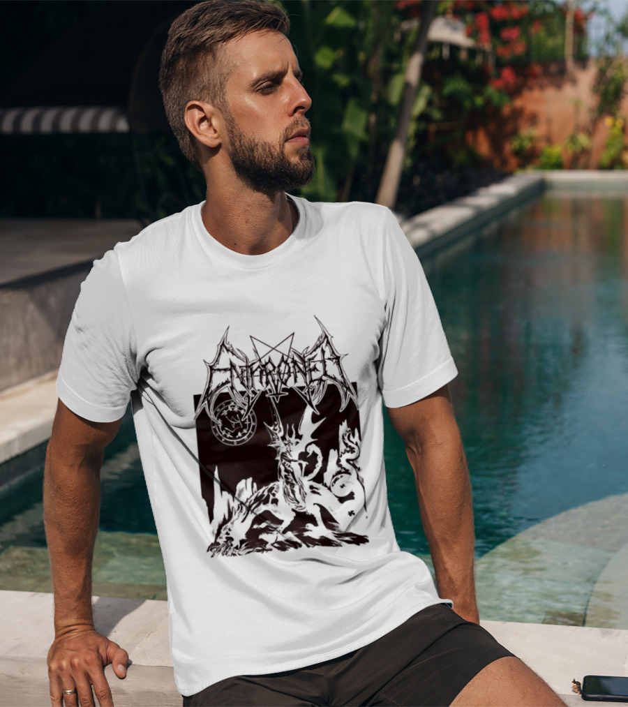 Enthroned Ashspawn Dried Blood Sand Low God's Scourge Of Defent Two Sided T-Shirt