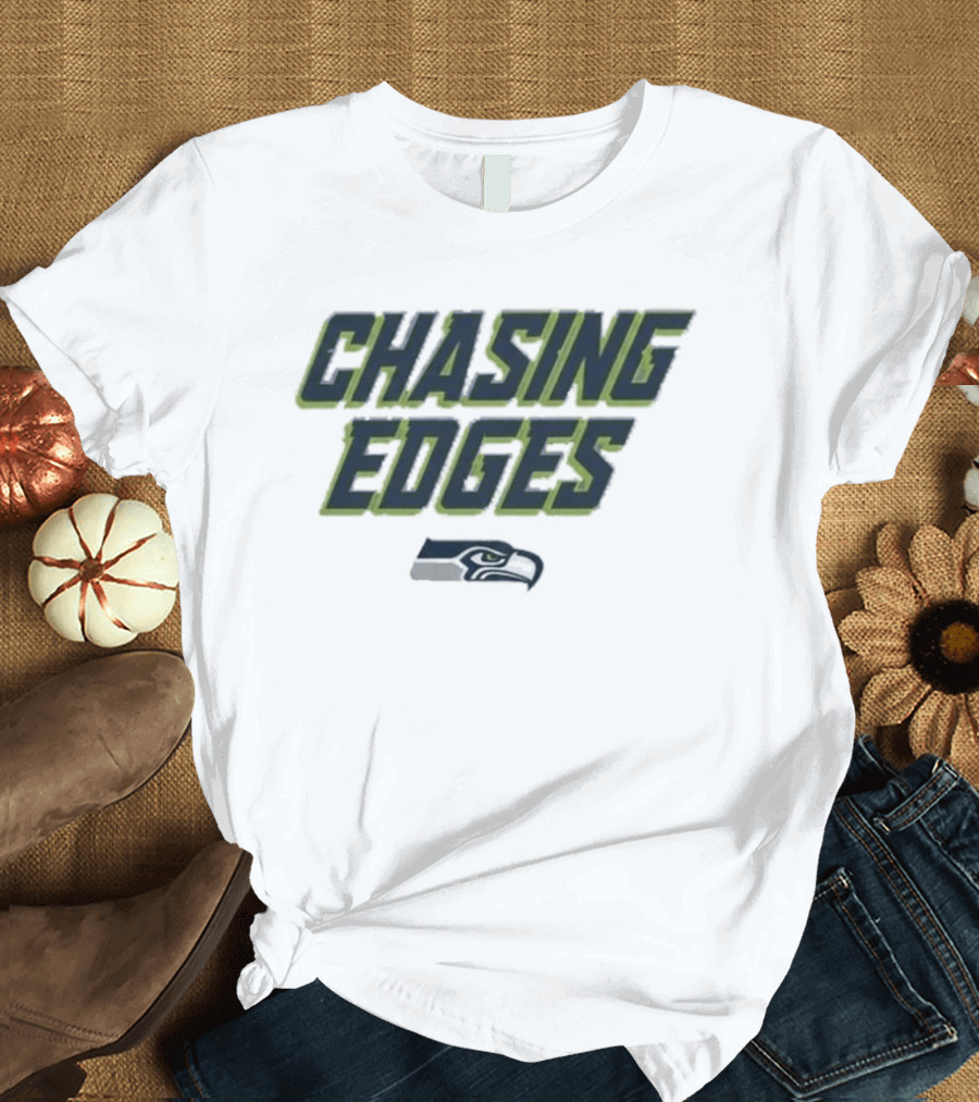 Chasing Edges Seattle Football Team Hawk T-Shirt